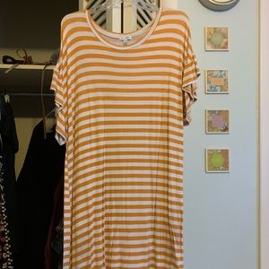 XL striped dress
